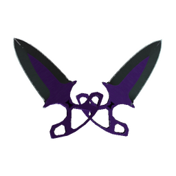 ★ Shadow Daggers | Ultraviolet (Well-Worn)