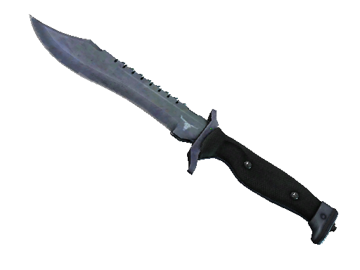 Image for the ★ Bowie Knife | Blue Steel weapon skin in Counter Strike 2