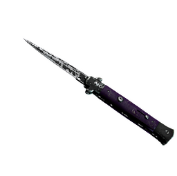 ★ StatTrak™ Stiletto Knife | Ultraviolet (Battle-Scarred)