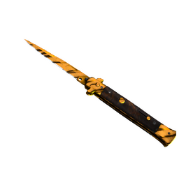 ★ StatTrak™ Stiletto Knife | Tiger Tooth (Minimal Wear)