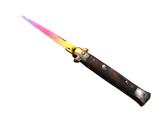 Image for the ★ Stiletto Knife | Fade weapon skin in Counter Strike 2