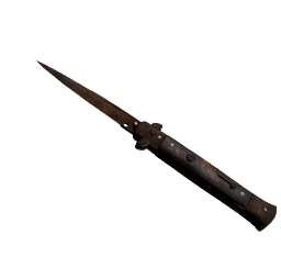 ★ Stiletto Knife | Rust Coat (Battle-Scarred)