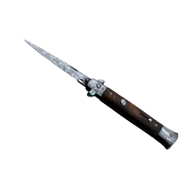 ★ StatTrak™ Stiletto Knife | Damascus Steel (Well-Worn)