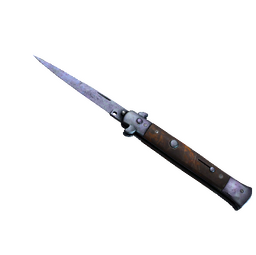 ★ StatTrak™ Stiletto Knife | Blue Steel (Well-Worn)