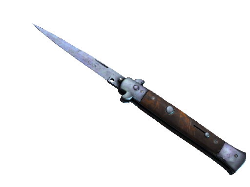 Image for the ★ Stiletto Knife | Blue Steel weapon skin in Counter Strike 2