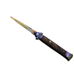 ★ StatTrak™ Stiletto Knife | Case Hardened (Well-Worn)