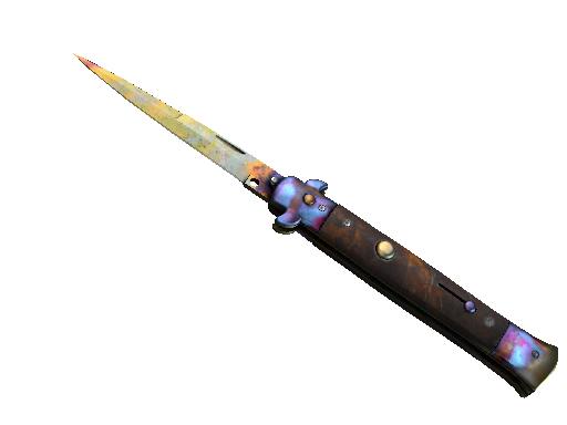 Image for the ★ Stiletto Knife | Case Hardened weapon skin in Counter Strike 2