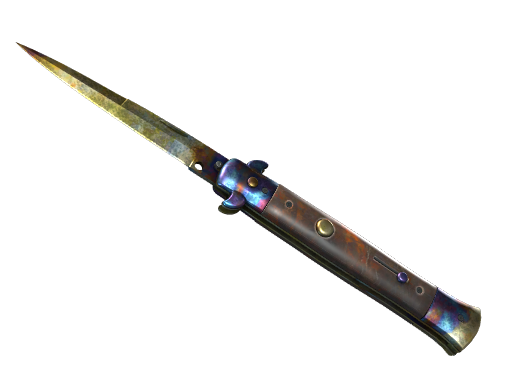 ★ StatTrak™ Stiletto Knife | Case Hardened (Battle-Scarred)