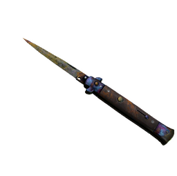 ★ Stiletto Knife | Case Hardened (Battle-Scarred)