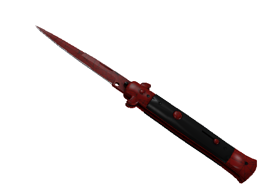 Image for the ★ Stiletto Knife | Crimson Web weapon skin in Counter Strike 2