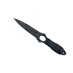 ★ Skeleton Knife | Night Stripe (Battle-Scarred)