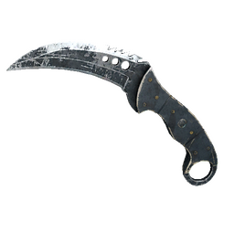 ★ StatTrak™ Talon Knife | Night Stripe (Battle-Scarred)