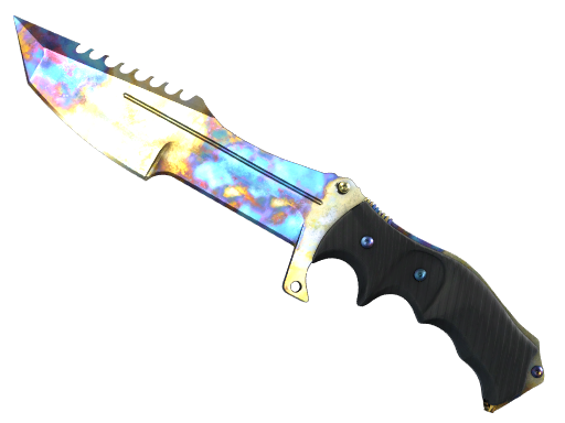 ★ StatTrak™ Huntsman Knife | Case Hardened (Well-Worn)