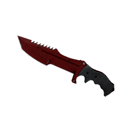 ★ StatTrak™ Huntsman Knife | Crimson Web (Well-Worn)