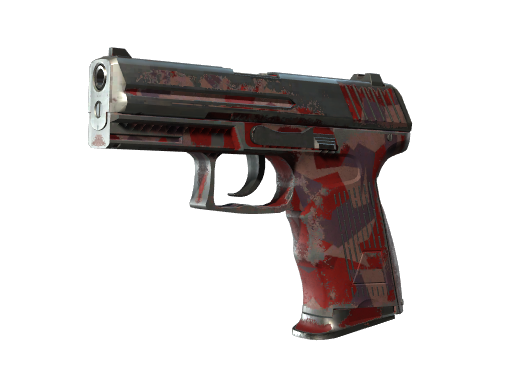 Item StatTrak™ P2000 | Red FragCam (Battle-Scarred)