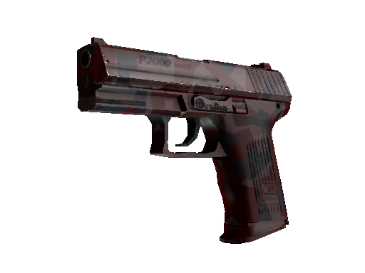 Image for the P2000 | Red FragCam weapon skin in Counter Strike 2