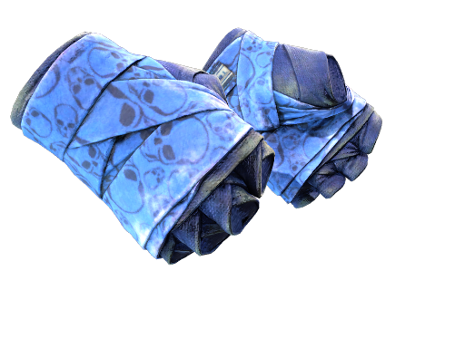 ★ Hand Wraps | Cobalt Skulls