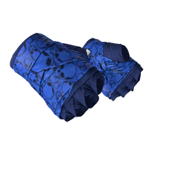 ★ Hand Wraps | Cobalt Skulls (Minimal Wear)