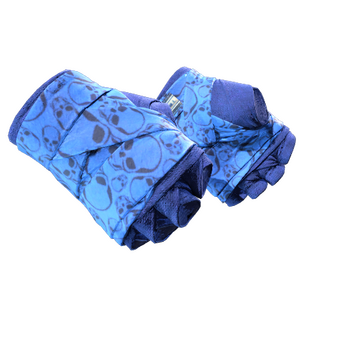 Hand Wraps | Cobalt Skulls image 360x360