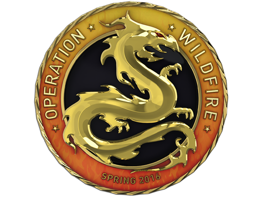 Gold Operation Wildfire Coin