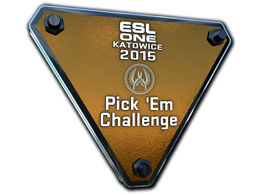 Bronze Katowice 2015 Pick'Em Trophy