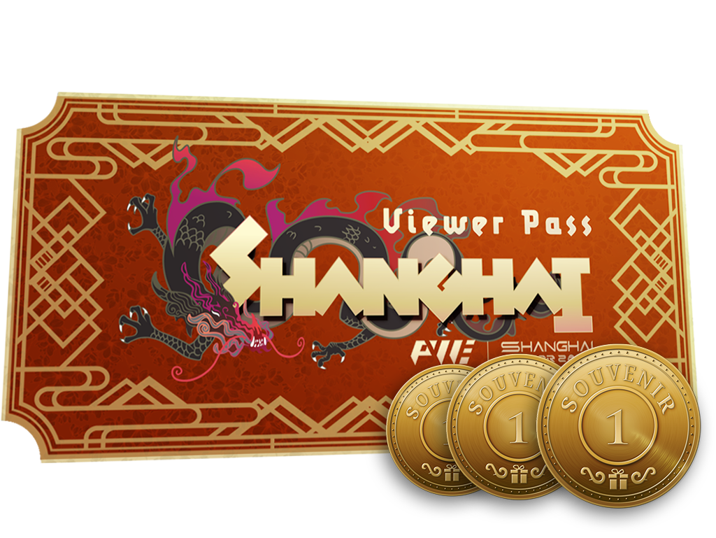 Shanghai 2024 Viewer Pass + 3 Souvenir Tokens