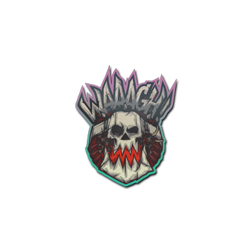 Sticker | Ork Waaagh! image 360x360