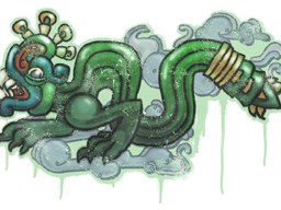 Förseglad graffiti | Fire Serpent