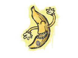 Forseglet graffiti | Banana