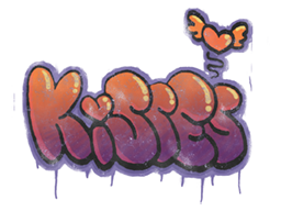 Sealed Graffiti | Kisses