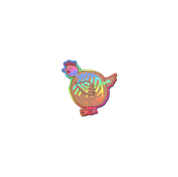 Sticker | Poorly Drawn Chicken (Holo)