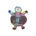 Sticker | Poorly Drawn Bloody Darryl (Holo) image 120x120