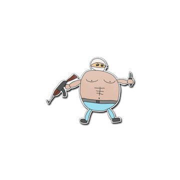 Sticker | Poorly Drawn Terrorist image 360x360