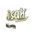 Sticker | isak (Gold) | Paris 2023 image 120x120