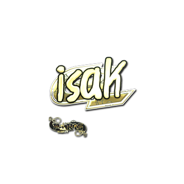 Sticker | isak (Gold) | Paris 2023 image 360x360