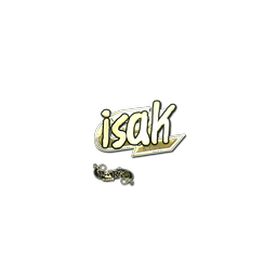 Sticker | isak (Gold) | Paris 2023