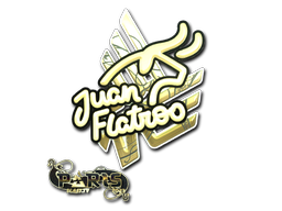 Autocolante | juanflatroo (Gold) | Paris 2023