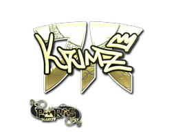 Sticker | KRIMZ (Gold) | Paris 2023
