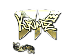 Стикер | KRIMZ (златен) | Paris 2023
