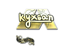 Sticker | kyxsan (Gold) | Paris 2023