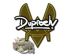 Sticker | dupreeh (Glitter, Champion) | Paris 2023