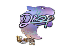 Sticker | drop (Holo) | Paris 2023