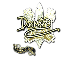 Sticker | DemQQ (Gold) | Paris 2023