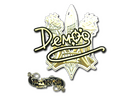 Sticker | DemQQ (Gold) | Paris 2023