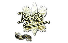 Sticker | DemQQ (Gold) | Paris 2023