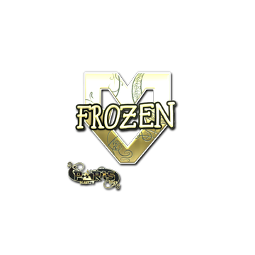 Sticker | frozen (Gold) | Paris 2023 image 360x360