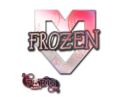 Samolepka | frozen (holografická) | BLAST.tv Paris 2023