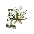 Sticker | felps (Gold) | Paris 2023 image 120x120