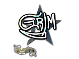 Samolepka | Grim (třpytivá) | BLAST.tv Paris 2023