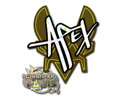 Sticker | apEX (Glitter, Champion) | Paris 2023